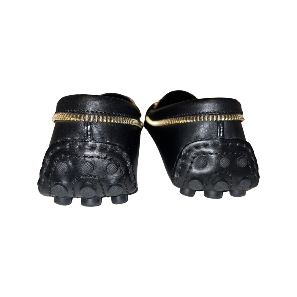 Authentic Louis Vuitton black loafers with gold 5 - Picture 13 of 16